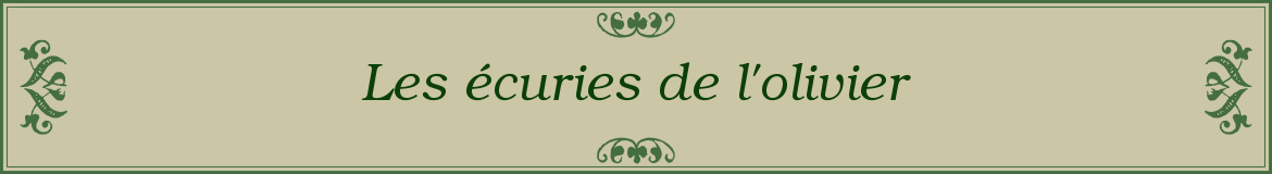 Les écuries de l'olivier